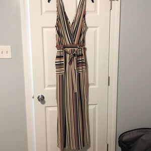 Striped jumpsuit